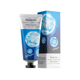 Farmstay Visible Difference Hand Cream Collagen 100g / 비저블 디퍼런스 핸드크림 콜라겐 100g