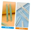KONTONTY 12pcs Flat Head Craft Tweezers Sticker Tweezers for Diy