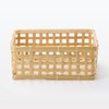 MUJI MDC77A2S Bamboo Woven Basket Natural, Approx. Width 8.3 x