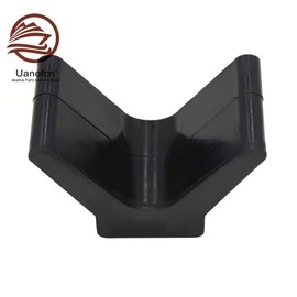 UANOFCN 2 Inch Mounting Width Boat Trailer Non Marking Polyurethane V Bow Stop