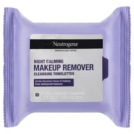 Neutrogena Night Calming Makeup Remover Cleansing Towelettes Wipes 25 Pack