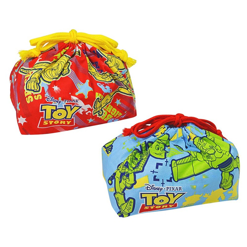 スケーター (skater) ラ ンチ巾着 2枚組 トイストーリー お弁当袋 ディズニー KB7W