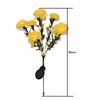 Solar Flower Lights LED Carnation Shaped Waterproof Decorative Light for