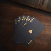 Black Plastic Poker Cards - Waterproof - Professional Poker Cards