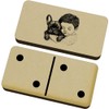 Azeeda 'Boy with French Bulldog' Domino Set & Box (DM00052171)