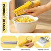 BELEFU 2 PCS Stainless Steel Corn Peeler with Hook Handle,