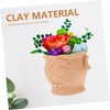 KONTONTY Chlorophytum Flower Pot Wall Hanging Planter Modern Wall-Mounted Flowerpot