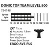 Donic-Schildkröt Top Team 800 Table Tennis Bat, AVS & PLS