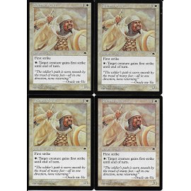 MTG: ADVANCE SCOUT Tempest COMMON; played, Excellent condition x4