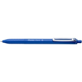 Pentel iZee Retractable Ballpoint Pens with Metal Clip 1 mm Tip 0.5 mm Line Blue Pack of 3