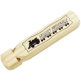Solid Wood Train Whistle 4 Tone, Role Play Lover Wooden Whistle Thomas for Educational Party favorsToy Gift Prop Contest or Carnival Prize