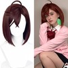 Aicos Momo Ayase Cosplay Wigs for Women Brown Straight Wig