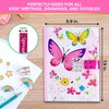Decorably Glittery A5 Cat Diary for Girls Ages 6-8 with