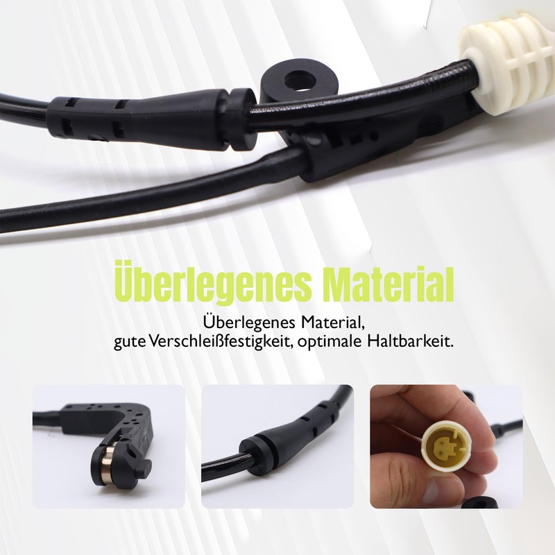 HISports Front Brake Pad Sensor, Electronic Wear Sensor for Brake