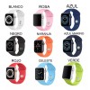 Veraly Correa Goma Tacto Reloj Inteligente Smartwatch 38/40/42/44mm