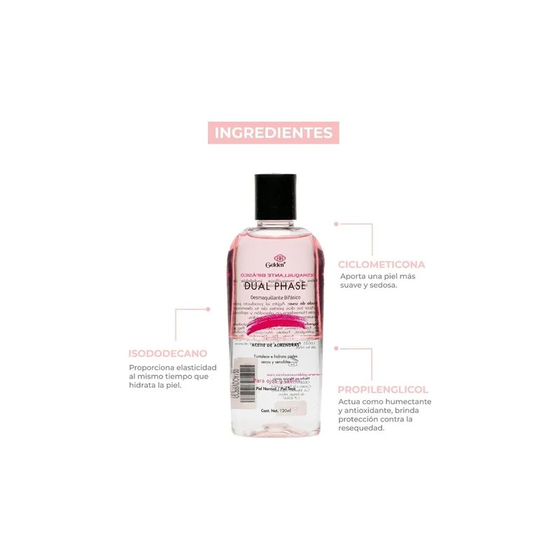 Desmaquillante Bifásico De Aceite De Almendra P/ojos-labios