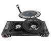 Grill Plate Attachment for Gas Stove Round 32 cm Non-Stick