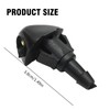 JUUDDENPARTS 2Pcs 76810-SEA-A01 Front Windscreen Washer Nozzles Replacement for Honda