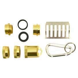 Penn State Industries PKLBALMGD Lip Balm Holder Key Chain Woodturning Project Kit (Golden Anodized Aluminum)