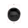 ECSiNG Pack of 10 Axle Nut End Caps Wheel Nut