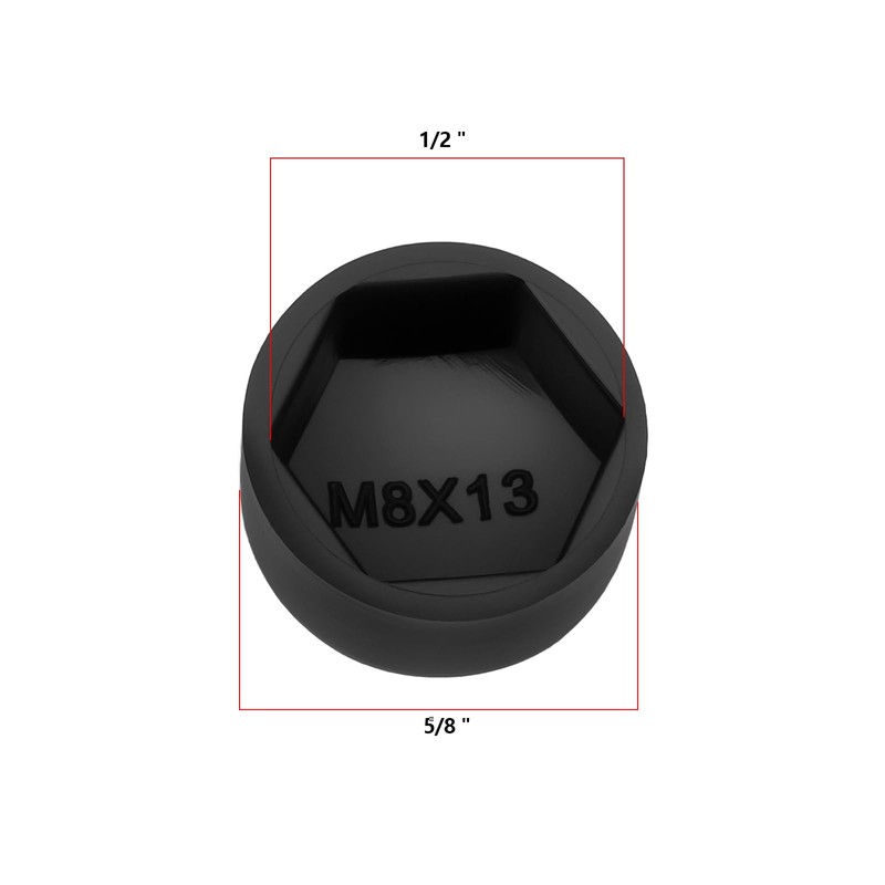 ECSiNG Pack of 10 Axle Nut End Caps Wheel Nut