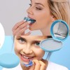 Mouthpiece Case, Small, Orthodontic Retainer Box, Portable, Convenient, Magnetic Closure,