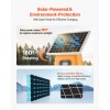 1J 10kV Solar Powered Fence Charger 1.86 Mile Range Electric