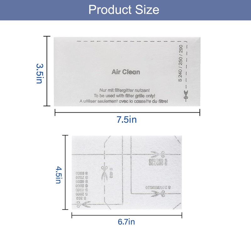 12 Pack AirClean Filters and Motor Protection Filters Compatible with
