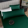 Homiest Satin Body Pillow Cover, Blackish Green, 20 x 54