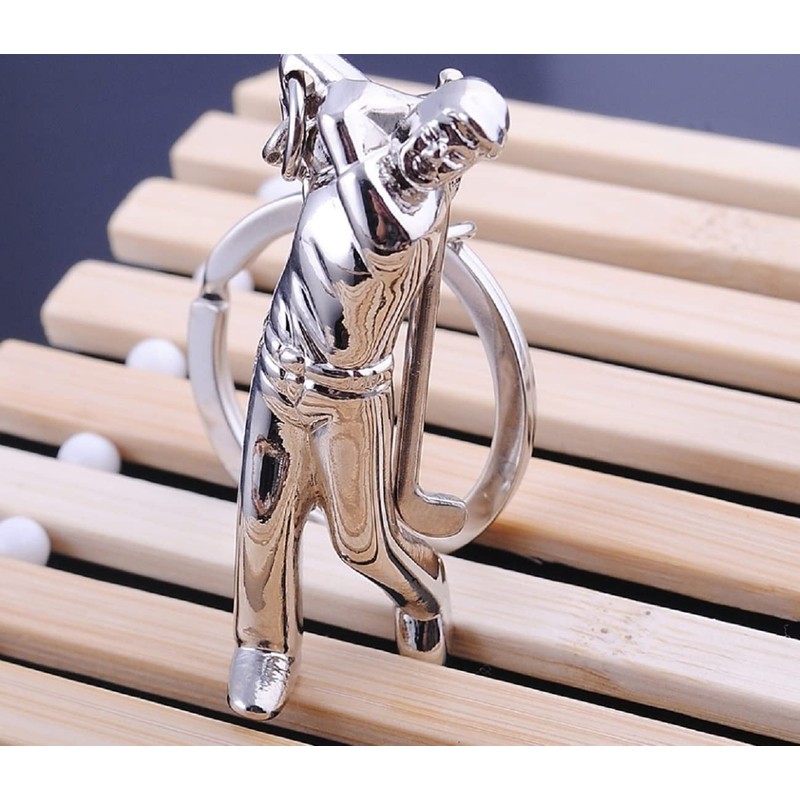 LL-Golf ® Golf Keyring Player with Golf Clubs / Gift