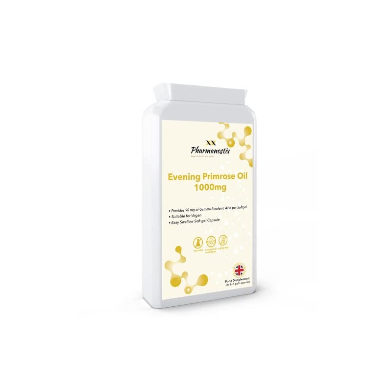 Evening Primrose Oil 1000mg 90 Vegan Softgel Capsules - Cold