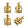 PATIKIL 17 x 23.5mm Lamp Finials Caps Knob, 4 Set