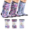 Viasox 3 Pack Compression Socks Women & Men, Circulation Support,