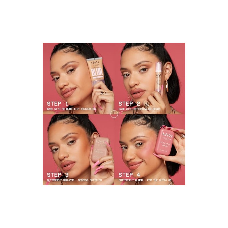 NYX Professional Makeup Buttermelt Blush, Butta Sunset Sorbet