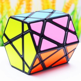 Cuberspeed - cubeta de velocidad hexagonal de 3 x 3 pulgadas, cubeta mágico sin calcomanía, cubeta de diferentes formas con títulos