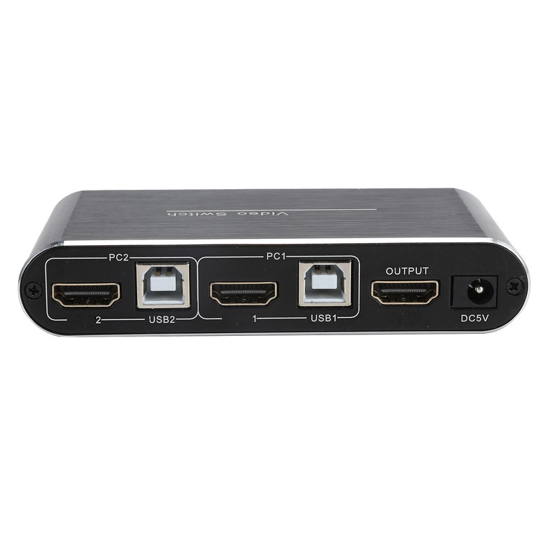 KVM Switch Plug and Play Support 4K Audio Video Converter