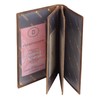 Greenburry Leather ID Folder with Fish Motif I Leather Document