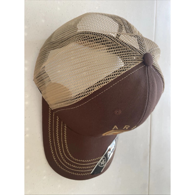 Ariat Mens Shield Logo Mesh Back Ajustable Cap Hat