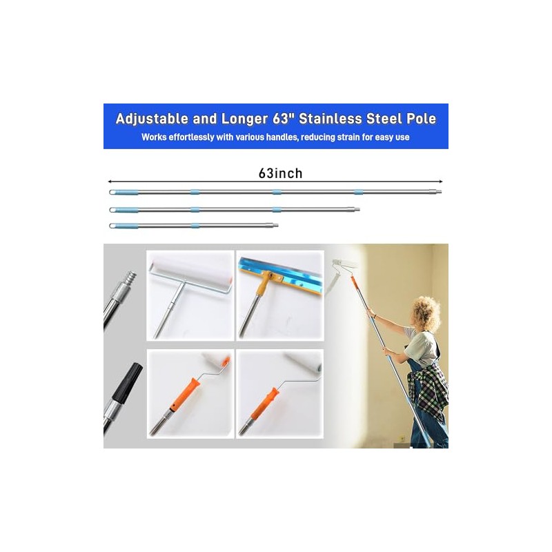 Self Leveling Cement Tool Kit- Epoxy Floor Tool Kit Includes