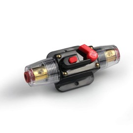 Ytian DC 12V-24V 20 Amp Circuit Breaker, Fuse Holder, Inline Fuse Block For Car Audio Solar Inverter System Protection