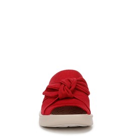 Bzees For Lifestride Women's Smile Wedge Sandal, Fire Red, 10