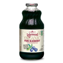 LAKEWOOD Organic Pure Juice, Blueberry, 32 FZ