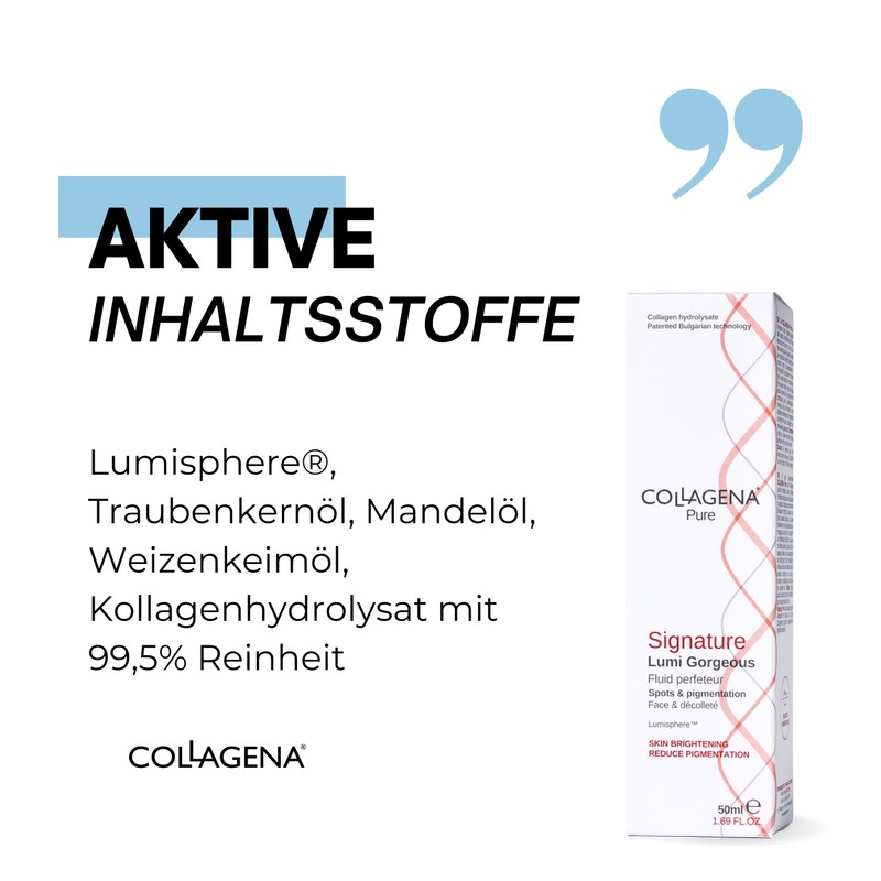 Collagena Pure Lumi Gorgeous Fluid - Brightening and Colour Enhancing