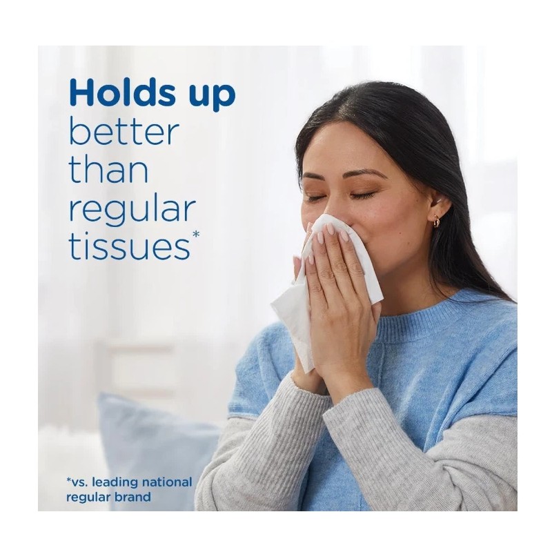 Puffs Plus Lotion Facial Tissue 1 Cube Box 48 Tissues