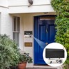 Yaocom Small Cast Wall Mount Mailbox for Outside Metal Mailbox
