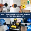 Diamond Shine 21-Piece Drill Power Scrubber Attachment Set – Includes