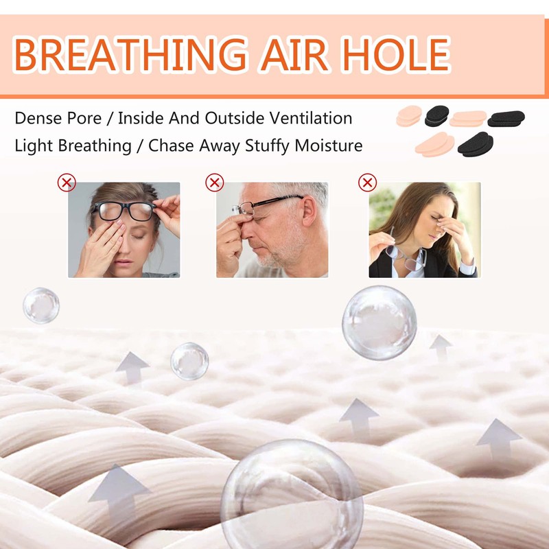 Soft Foam Nose Pads Self Adhesive Non-Slip Eyeglass Nose Pads,