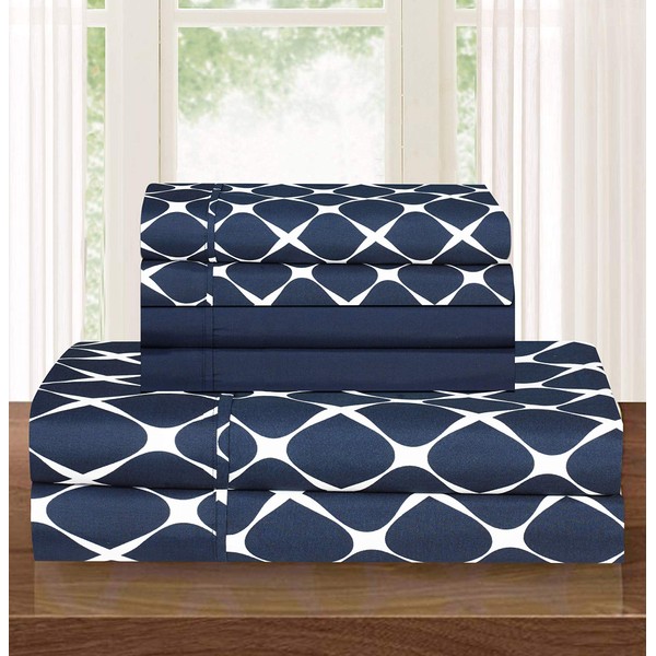 Elegant Comfort Luxury Softest and Coziest 6-Piece Bed Sheet Set,