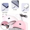 LAMJAD LED Nail Dryer,36 W UV Nail Lamp for Gel