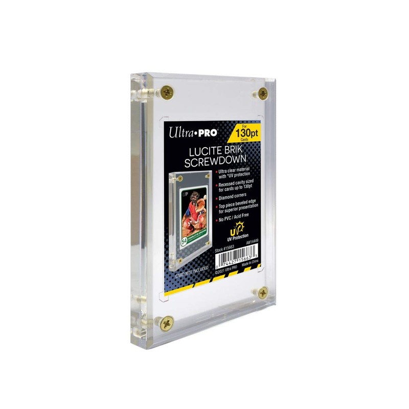 Ultra Pro 130pt Frame (Plastic Frame) w/ UV Screw Down